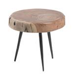 Table d'appoint Kisa III Acacia massif / Fer