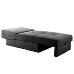 Chaise longue Teapa Microvezel - Zwart