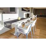 Armleunstoelen Sun (2-delige set) kunststof/aluminium - Wit