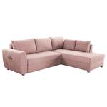 Ecksofa Camargo Strukturstoff - Altrosa