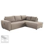 Ecksofa Camargo Strukturstoff - Warmes Beige