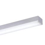 Plafonnier Livonia Aluminium / Blanc