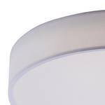 LED-Deckenleuchte Diamo Mischgewebe / Eisen - Weiß