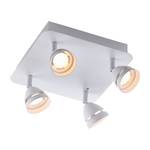 LED-plafondlamp Gemini ijzer - wit