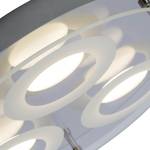LED-Deckenleuchte Charon Milchglas / Aluminium - Silber