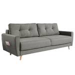 3-Sitzer Sofa SOLA Webstoff Luba: Grau - Ohne Schlaffunktion