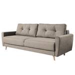 3-Sitzer Sofa SOLA Webstoff Luba: Cappuccino - Ohne Schlaffunktion