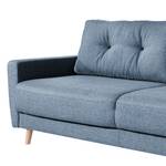 3-Sitzer Sofa SOLA Webstoff Luba: Taubengrau - Ohne Schlaffunktion