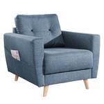 Fauteuil SOLA Tissu - Tissu Luba: Gris pigeon