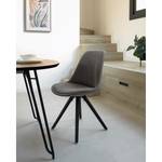 Chaises capitonnées Ralf ll (lot de 4) Graphite