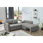 Canapé d’angle Jaru II Microfibre - Gris