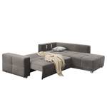 Ecksofa Nango II Samt - Taupe