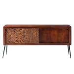 Sideboard Chingo Massivholz Mango / Eisen - Braun / Schwarz