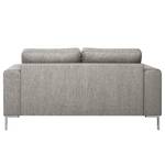 Sofa Fiesta I (2-Sitzer) Strukturstoff - Platin