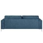 Sofa Fiesta I (3-Sitzer) Strukturstoff - Jeansblau