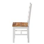 Chaises Newhaven (lot de 2) Manguier massif - Manguier / Blanc