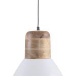 Hanglamp Bulb ijzer - wit/bruin
