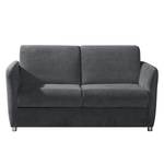 Schlafsofa Rydale Microfaser - Dunkelgrau - Breite: 157 cm