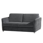 Schlafsofa Rydale Microfaser - Dunkelgrau - Breite: 177 cm