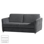 Schlafsofa Rydale Microfaser - Dunkelgrau - Breite: 177 cm