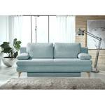 Schlafsofa Seiling Strukturstoff - Pastellblau