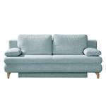 Schlafsofa Seiling Strukturstoff - Pastellblau