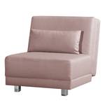 Fauteuil convertible Allora Tissu structuré - Rose clair