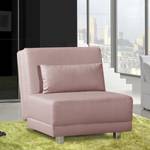 Fauteuil convertible Allora Tissu structuré - Rose clair