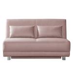 Schlafsofa Allora Strukturstoff - Hellrosa - Breite: 145 cm