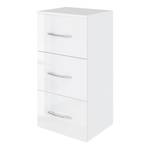 Meuble bas Florida II Blanc brillant / Blanc