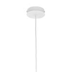 Hanglamp Tuba glasvezel - 1 lichtbron - Wit - Hoogte: 115 cm - Diameter: 70 cm