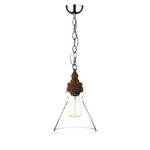 Suspension Edvin II Verre / Acier - 1 ampoule