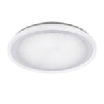 LED-plafondlamp Medina kristalglas/ijzer - 1 lichtbron - Diameter: 40 cm