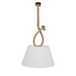 Hanglamp Rope textielmix / staal  - 1 lichtbron - Diameter: 45 cm