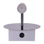 LED-wandlamp Castle plexiglas / staal  - 1 lichtbron