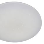 Plafonnier Brisbane Blanc - Métal - Matière plastique - Hauteur : 8 cm