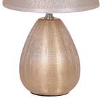 Lampe Simply Ceramics Doré - Céramique - Textile - 11 x 29 x 11 cm