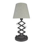 Lampe Adrienne Beige - Métal - Textile - 36 x 86 x 36 cm