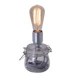 Lampe Max I Transparent - Verre - Métal - Textile - 11 x 20 x 11 cm