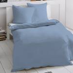 Parure de lit Damast Embo Coton - Bleu clair mat