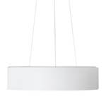 Suspension Carla Plexiglas / Acier inoxydable - 1 ampoule - Blanc - Diamètre : 45 cm