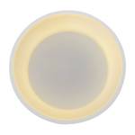 Plafonnier Carla Plexiglas / Acier inoxydable - 1 ampoule - Blanc - 45 x 13 x 45 cm