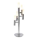 LED-Tischleuchte Candle Milchglas / Edelstahl  - 5-flammig