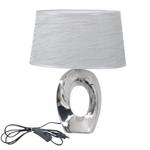 Tafellamp Aline textielmix/keramiek - 1 lichtbron