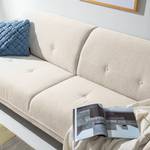 Sofa Cala II (3-Sitzer) Strukturstoff - Webstoff Saia: Beige