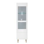 Vitrine colonne Tehi Blanc