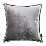 Housse de coussin Glam Tissu mélangé - Gris argenté