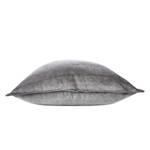 Housse de coussin Glam Tissu mélangé - Gris argenté