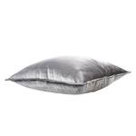 Housse de coussin Glam Tissu mélangé - Gris argenté