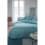 Parure de lit Frost Coton - Bleu - 135 x 200 cm + oreiller 80 x 80 cm